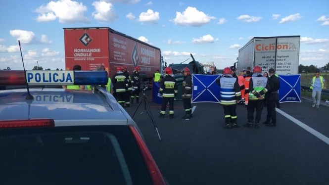 Пять человек погибли и двое пострадали в автокатастрофе на объездной трассе Люблина в Польше. 