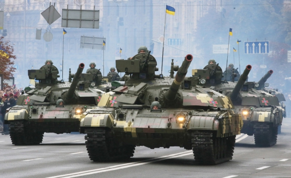 
    Как проходил военный парад в День независимости Украины17 