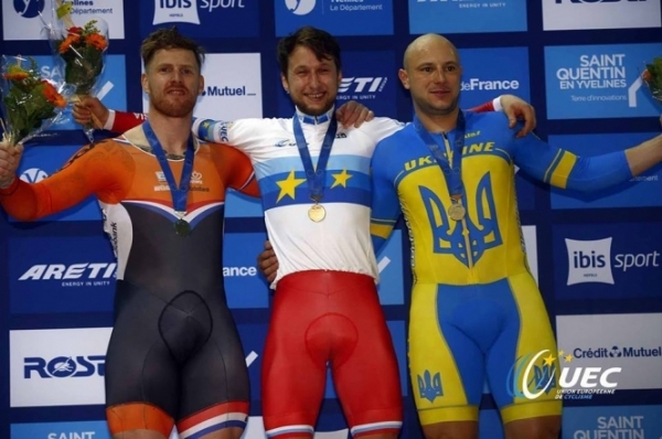 Украинский спортсмен Андрей Винокуров принес Украине еще одну медаль на чемпионате Европы по велотреку. 