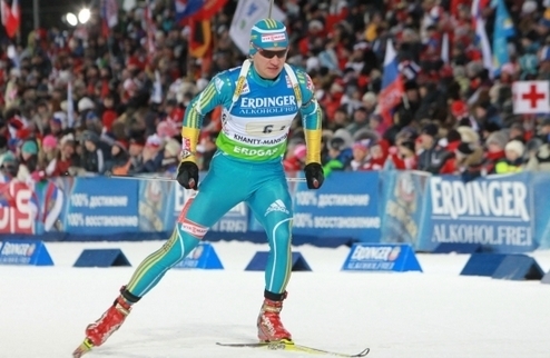 Украинец Сергей Семенов выиграл бронзовую награду в гонке на 20 км на этапе Кубка мира по биатлону. 