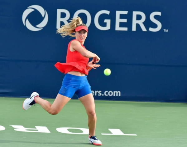 Первая ракетка Украины Элина Свитолина победила чемпионку теннисного турнира "Уимблдон" -2017 Мугуруса в 1/4 финала теннисного турнира WTA серии Rogers Cup в Торонто. 