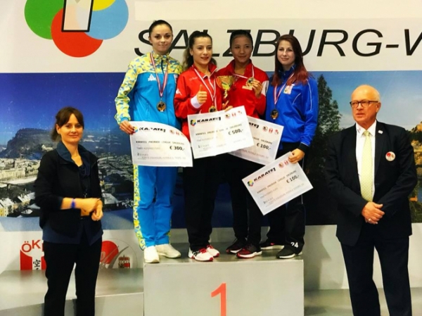 Украинская каратистка Екатерина Кривая получила серебряную награду на соревнованиях Karate1 Series A, которые происходят в австрийском Зальцбурге. 