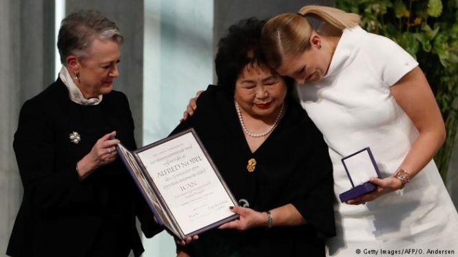 Международная кампания за отказ от ядерного оружия (ICAN) в воскресенье, 10 декабря, в Осло получила Нобелевскую премию мира. 