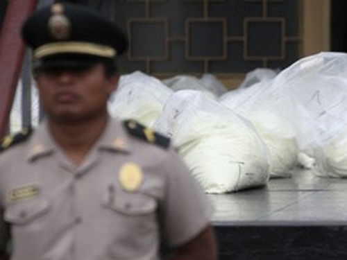 Полиция Португалии и Испании заявила, что она изъяла сотни килограммов кокаина, спрятанного внутри свежих ананасов. 