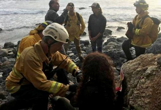 Американка за рулем джипа упала со скалы на океанском побережье в Калифорнии. Через неделю после автокатастрофы ее нашли живой. 