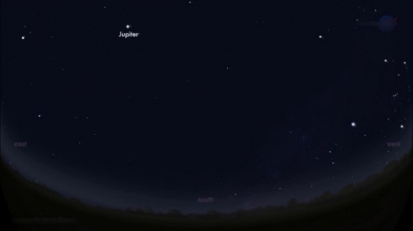 В ночь на 8 марта Юпитер и Земля максимально сблизятся. Наблюдать за планетой-гигантом можно будет невооруженным глазом. 