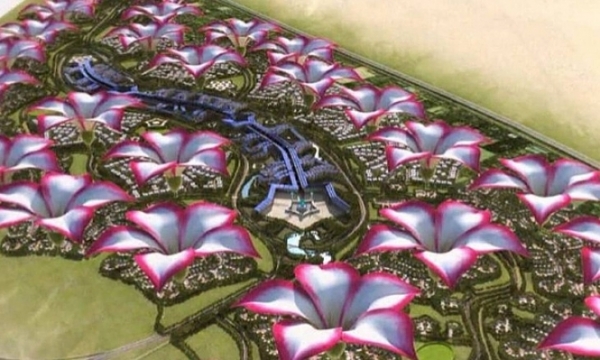Новый экологический город в форме цветка Desert Rose City будет построен в пустыне эмирата Дубай. 