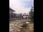 Облако взрыва: в сети появилось видео теракта в китайском посольстве в Киргизии (видео)