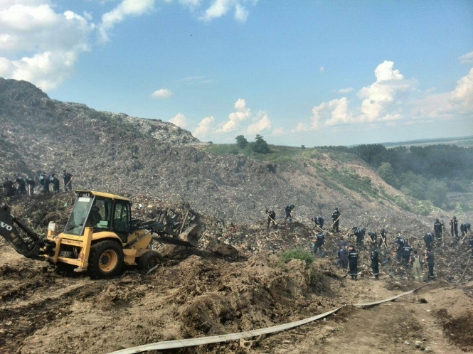 На Грибовицкой свалке во Львове возникла угроза новых оползней. 