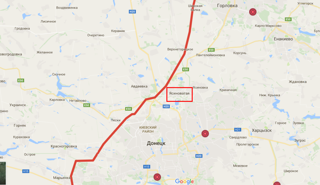 В результате обстрела города Ясиноватая Донецкой области, которая находится на временно неконтролируемой Украине территории, погиб местный житель. 