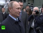 “Что такой серьезный?”: Путин пообещал работникам “Калашникова” хорошее настроение (видео)