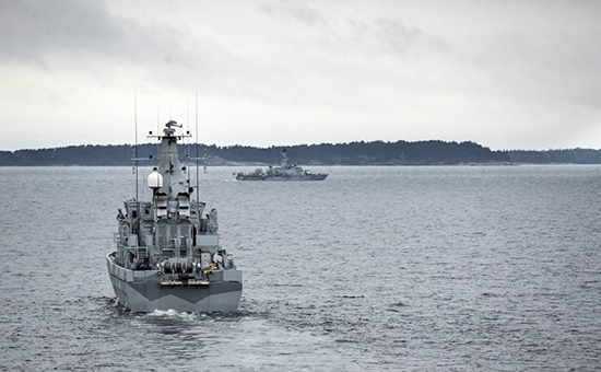 Два корабля Черноморского флота Российской Федерации с ракетами "Калибр" вошли в Балтийское море. 
