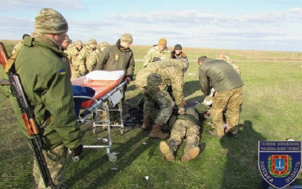 Во время учений на полигоне Военной академии в Одессе гранатой из подствольного гранатомета был ранен военнослужащий. 