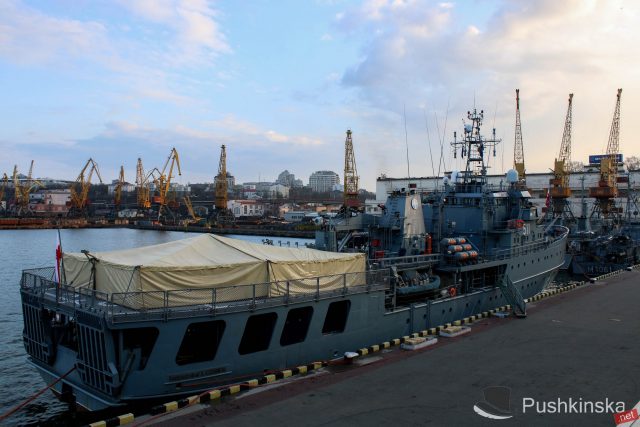 В пятницу, 17 марта, в Одессе пришвартовались четыре корабля из состава второй постоянной военно-морской минной группы НАТО. 