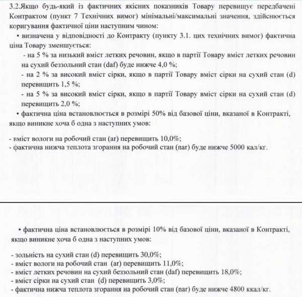 ПАО "Центрэнерго" 27 марта объявило тендер на поставку 700 тыс тонн угля для Змиевской и Трипольской ТЭС на ожидаемую сумму 1520000000 грн. 