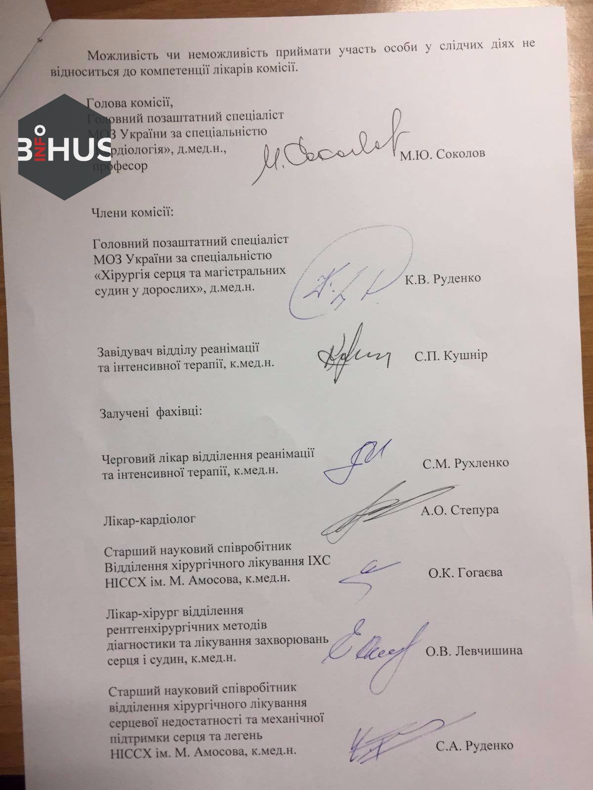 Согласно результатам обследования Романа Насирова, проведенного Институтом кардиологии им. Стражеско в субботу 4 марта, в головы ДФС не обнаружено никаких патологий. 