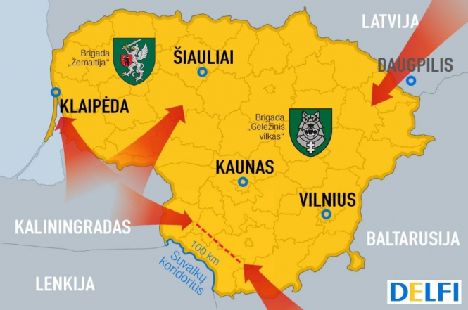 Россия продолжает наращивать военные силы на границе со странами Балтии и на сегодняшний день способна в течение 24-48 часов начать боевые действия против них. 