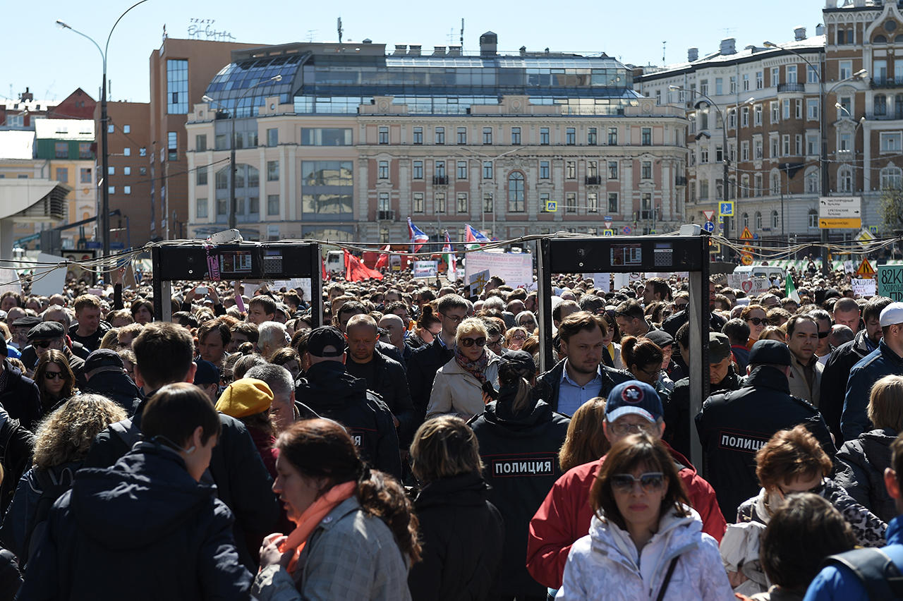 14 мая на проспекте Сахарова в Москве состоялся митинг против сноса пятиэтажек. 