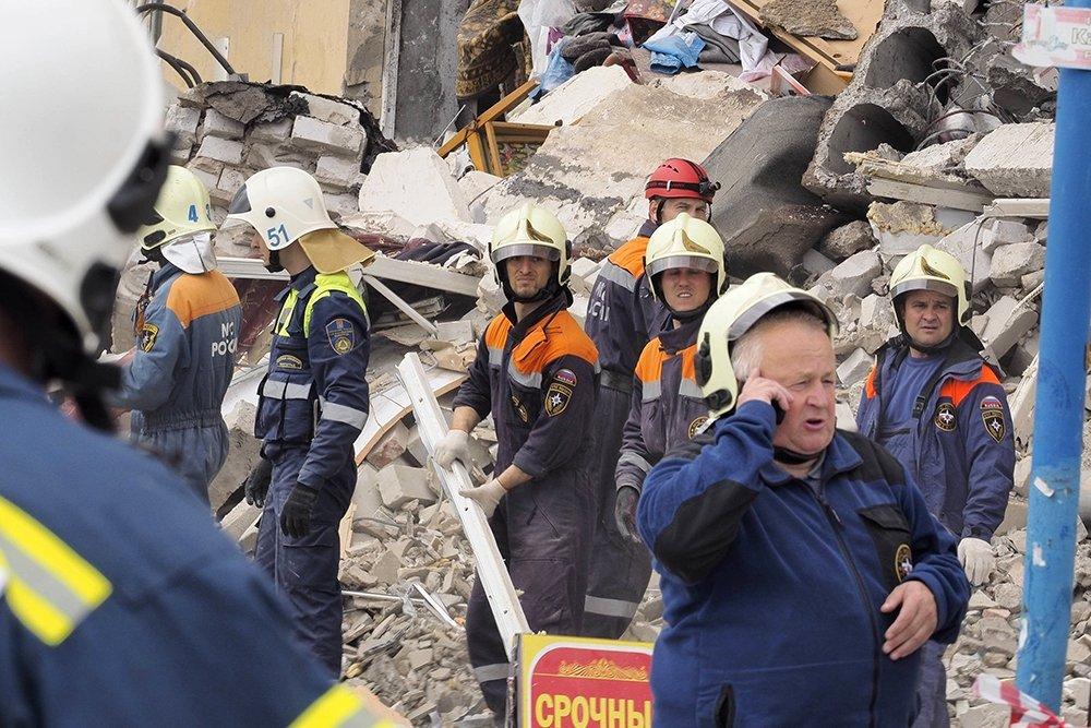 В российском Волгограде обрушилась часть жилого дома. 