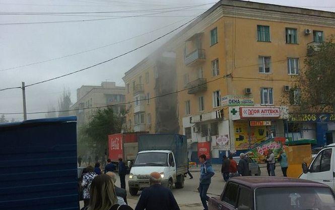 В российском Волгограде обрушилась часть жилого дома. 