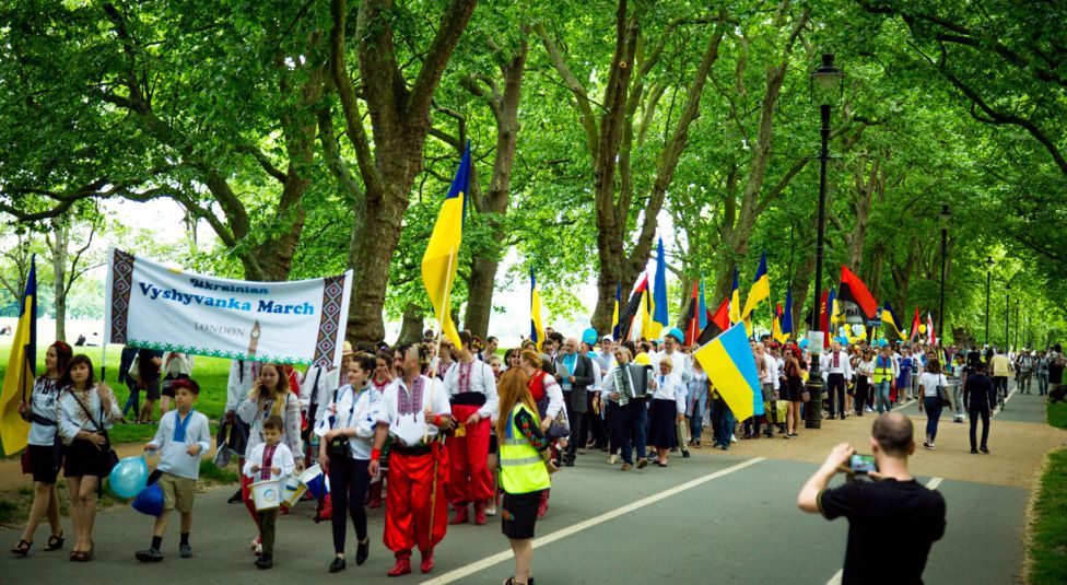 В воскресенье, 28 мая, в столице Великобритании прошел масштабный ежегодный Марш вышиванки. 