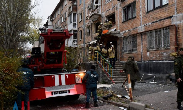 В центре оккупированного Донецка произошел взрыв в жилой пятиэтажке, есть пострадавшие. 