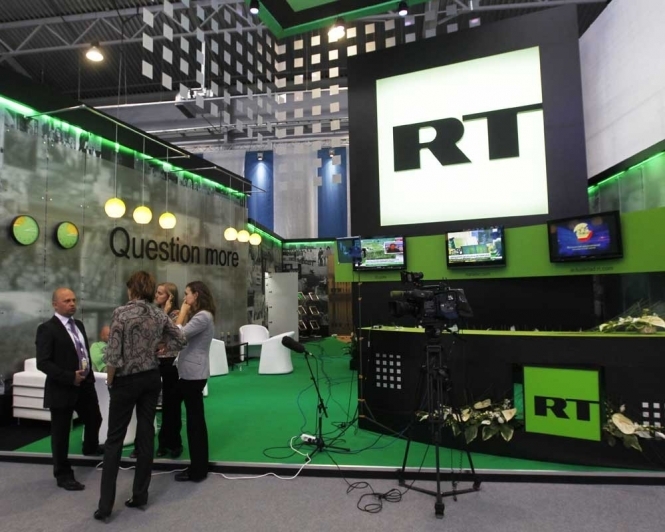 
Пропагандистский телеканал Russia Today в понедельник, 13 ноября, должны зарегистрировать в США в качестве иностранного агента. 