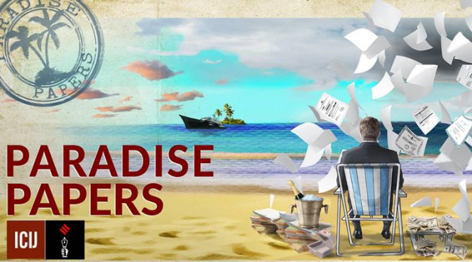 Международное расследование под названием Paradise Papers (Бумаги райских островов) показало, что клиентами оффшорных компаний были королева Великобритании, люди из администрации Трампа и транснациональные компании, такие как Apple и Nike. 