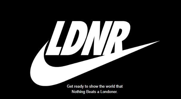 Компания Nike выпустила линию футболок со своим фирменным логотипом и надписью LDNR. 