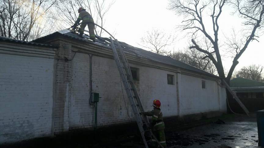 В воскресенье, 8 апреля, на территории Киевского зоопарка произошел пожар. 