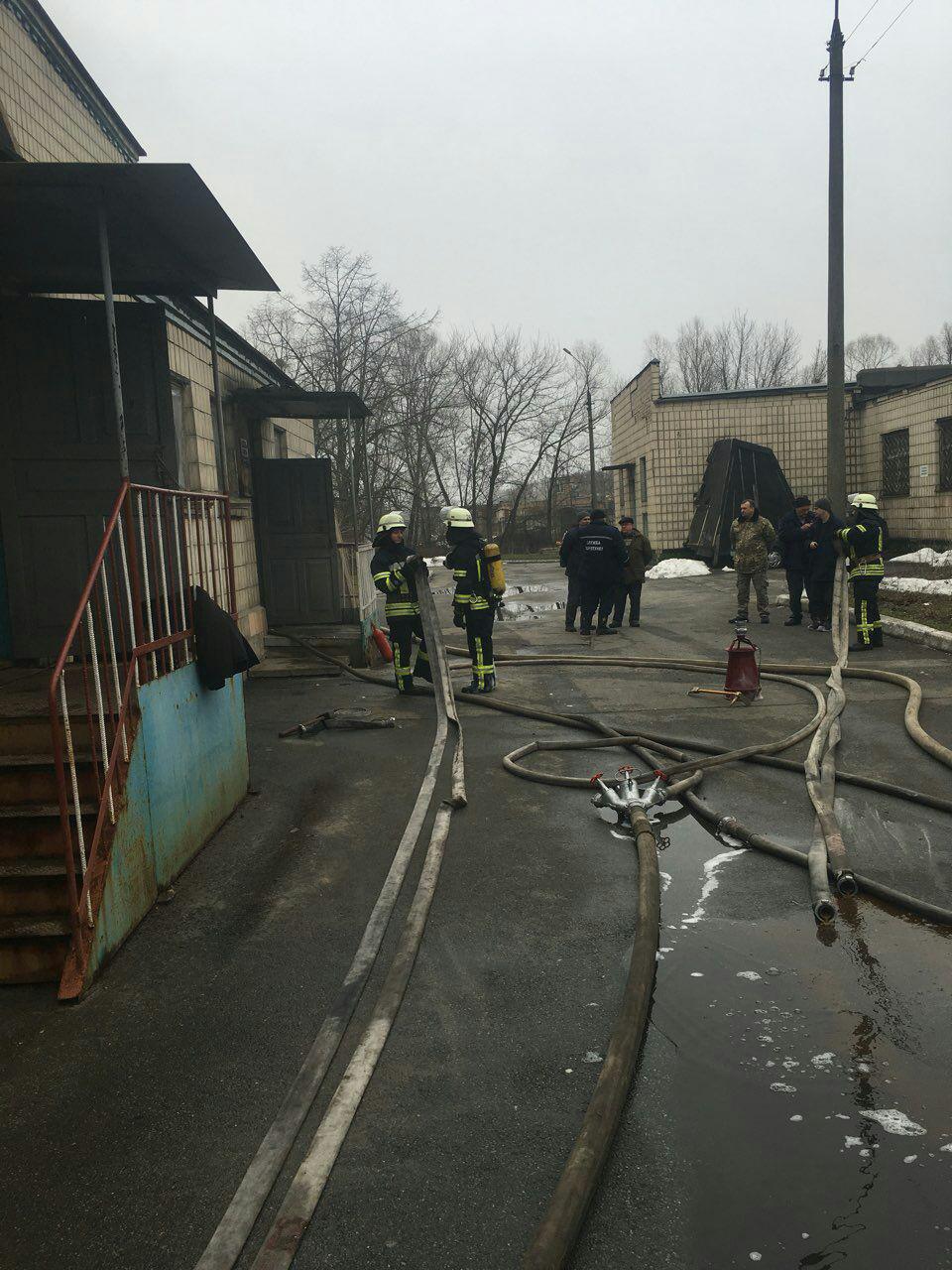В субботу, 31 марта, произошел пожар на насосной станции первого подъема Бортнической станции аэрации. 