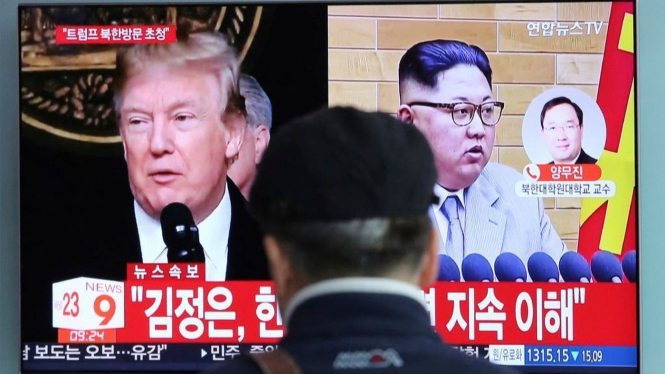 Президент США Дональд Трамп назвал северокорейского лидера Ким Чен Ына "очень порядочным" человеком. Соответствующее заявление он озвучил после встречи в Белом доме с президентом Франции Эммануэлем Макроном. 