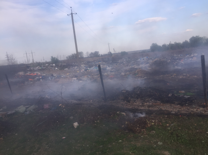 В Брусиловском районе Житомирской произошел пожар на свалке площадью 600 квадратных метров. 