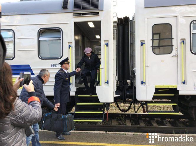 В столицу Латвии прибыл первый рейс украинского поезда «четырех столиц», который ехал из Киева в Минск, далее в Вильнюс и до конечной точки - Риги. 