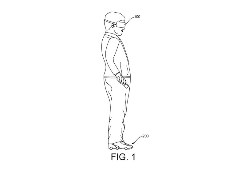 Компания Google в мае подала патентную заявку на VR-обувь, которая позволит "двигаться, оставаясь на месте". 